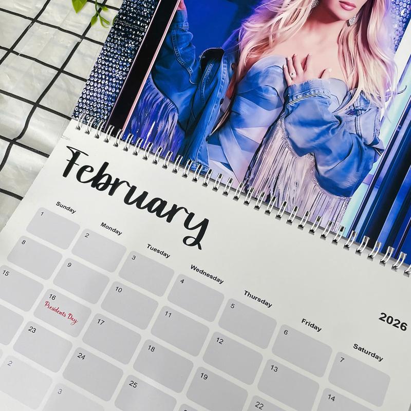 Country Queen 2026 Calendar – Powerful Female Vocalist Aesthetic, Country Music Wall Calendar for Fans