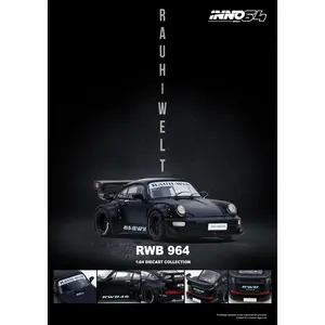 Inno64 1:64 RWB 964 - Matte Black