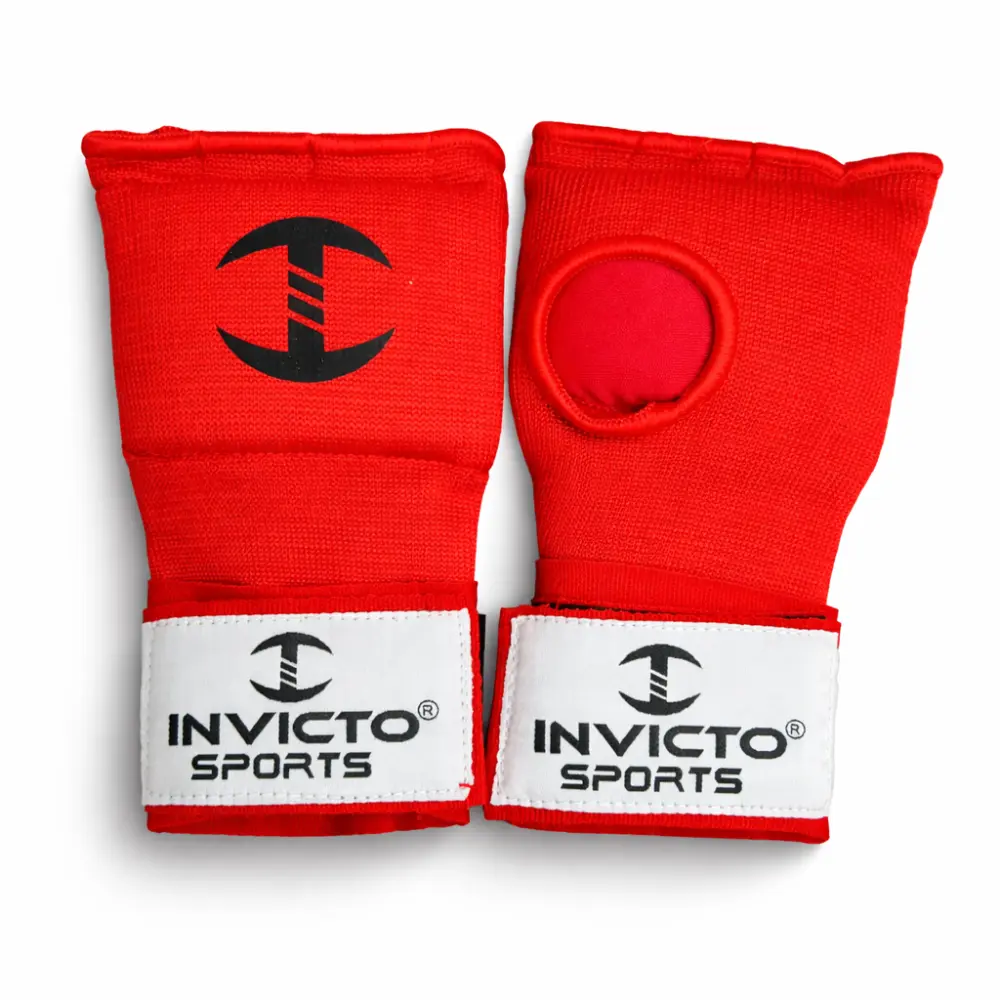 Invicto Sports 4-Finger Karate & MMA Training Gloves, Breathable Fabric Construction, Adjustable Strap Closure, for Martial Arts Training & Competition