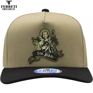 FERRETI HATS FT39 SAN JUDITAS PREMIUM KHAKI GOLD PATH