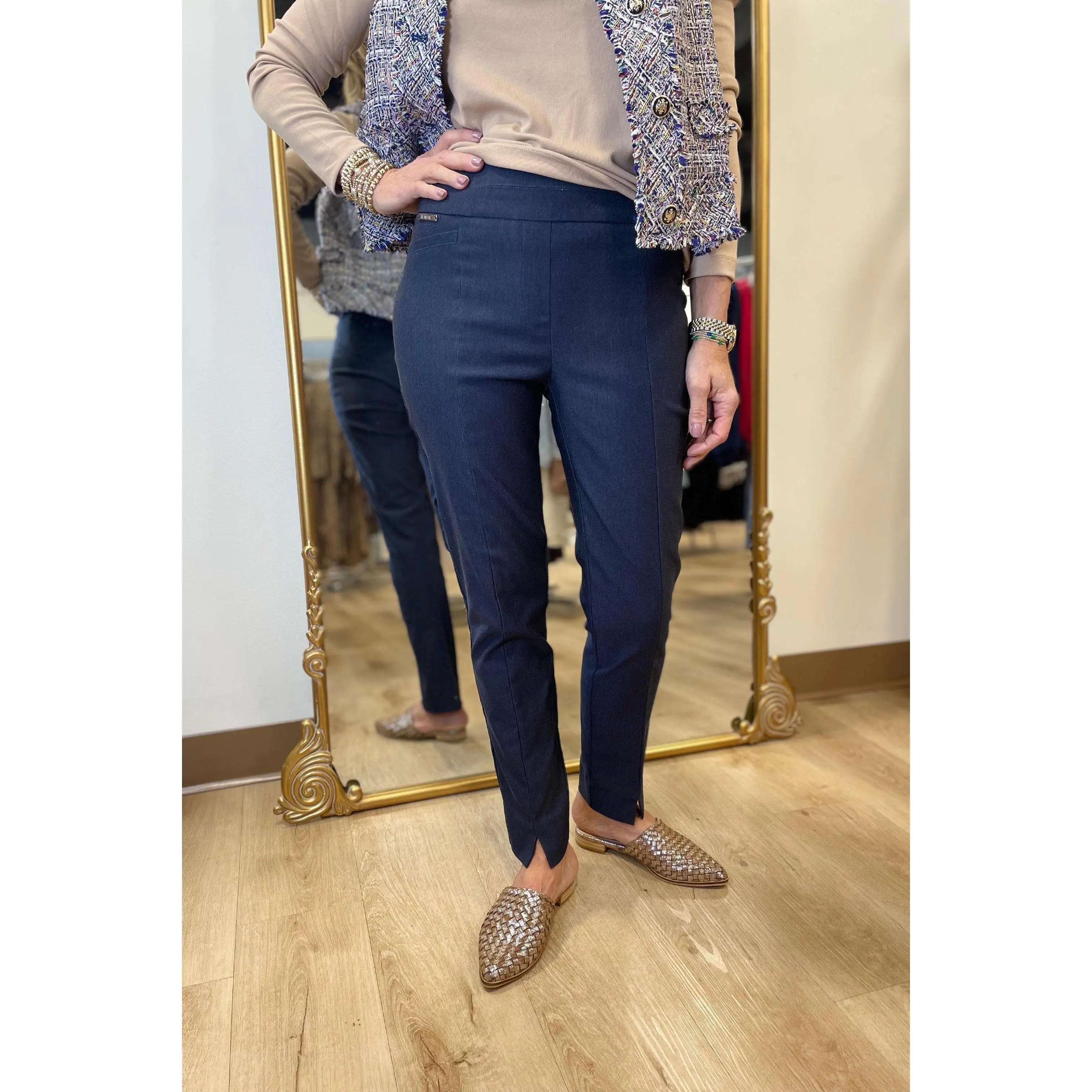 Renuar Pull On Pant Indigo