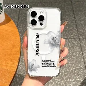 Magnetic Coquette Case for iPhone 17 16 E Pro Max 15 Plus 14 13 12 11 XS XR, Pastel Joshua 1 9 Design | Shockproof, Girly, Stylish, Silicone, and Trendy Protection