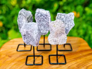 Raw Lepidolite & Tourmaline Crystal on custom stand, Home Accents, New Home Gift, Home Decor Gift for Her Gift for Him, Birthday Present