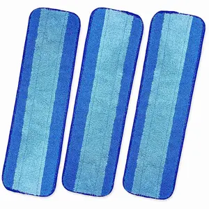 Replacement Mop Pads for Bona Hardwood Mop Floor Cleaner Accessories, Microfiber Reusable Mop Floor Pad