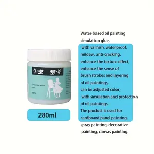 Acrylic modeling clay, acrylic molding gel, DIY molding paste, 3D easy to build textured clay for artists who love to paint and create, a must have for artists.
