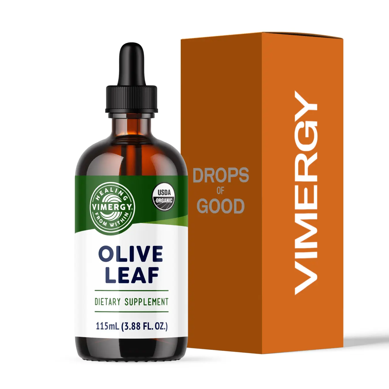 Vimergy Organic Olive Leaf 10:1 115mL Vimergy Organic Olive Leaf 10:1 115mL
