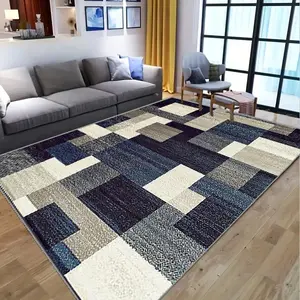 Geometric Pattern Floor Mat, 1 Count Non-slip Soft Floor Carpet, Decorative Area Rug for Home Living Room Bedroom, Room Decor, Home Decor