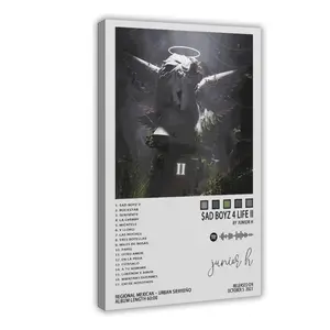 Junior H Poster $ad Boyz 4 Life II,Painting Print Gift,Artistic Posters,Room Wall Photo Decoration,Ornaments Decoration.