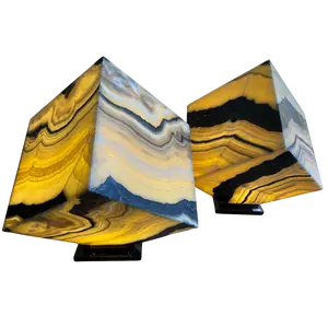 Paid of Cubic Onyx Luminaries