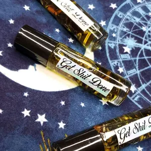 Infused Intention Oil Roller for Chakra Alignment, Seasonal Depression and Prosperity - Healthcare, Therapy