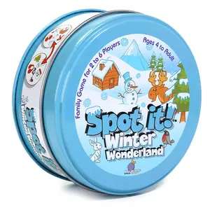 Fun Snowman Winter Game: Visual Perception Number & Shape Party Cards - Perfect for Family, School, Travel & Gatherings Winter Holiday Gift for Kids Montessori Early Learning Toy Safe Non-Toxic Paper Cards Easy to Carry & Store Ideal for Christmas New Yea