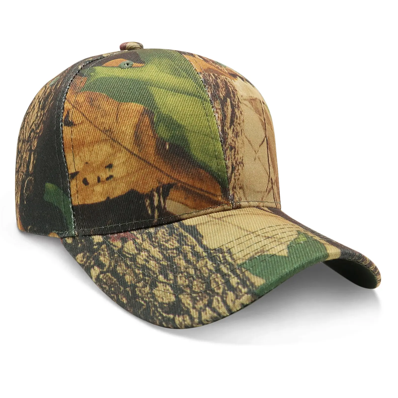 Camouflage Army Cap in 100% Polyester Material for Men and Women - Perfect for Outdoor Activities