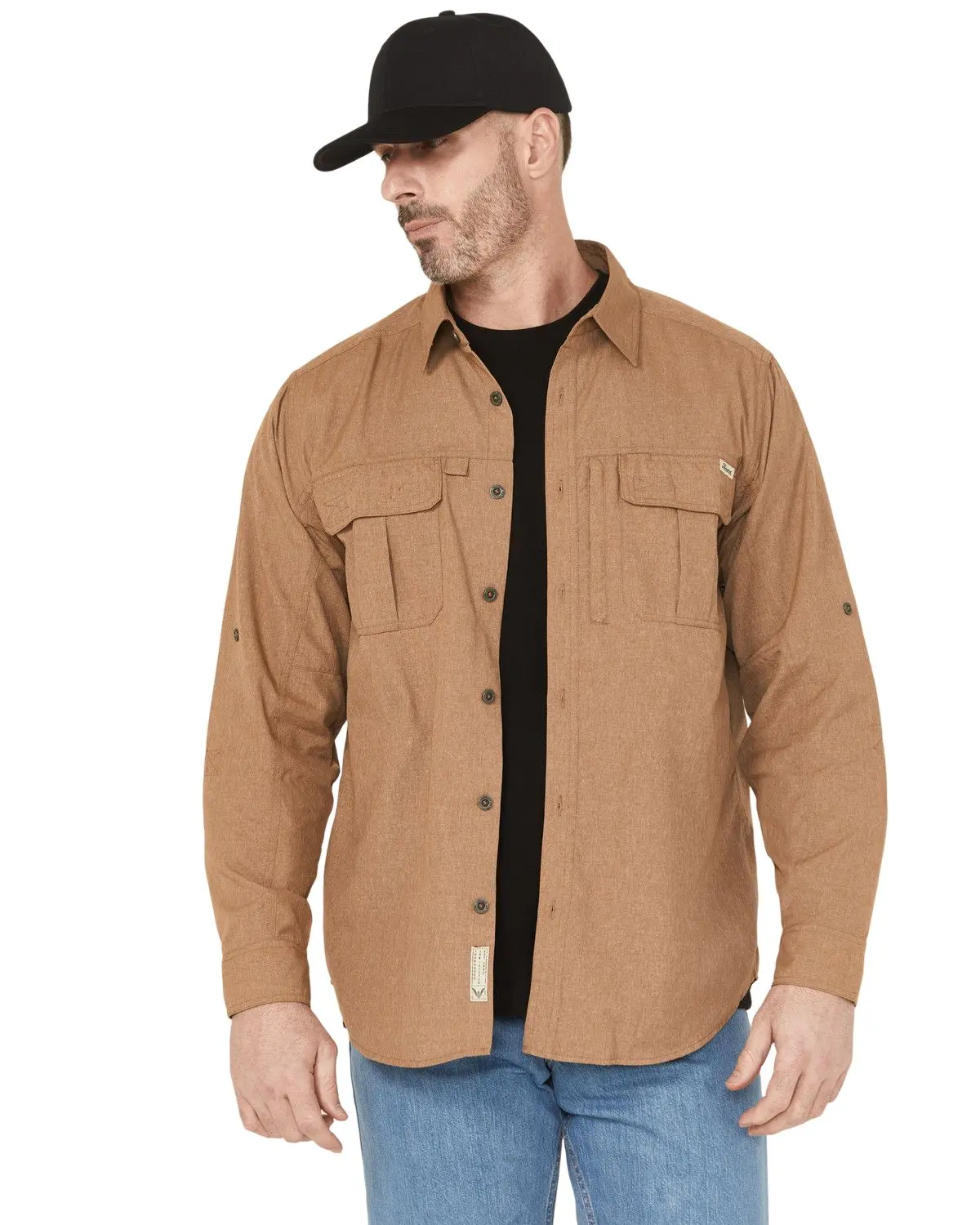 Thorogood Men's Men'S Convertible Long Sleeve Work Shirt - Tg206133-Otte