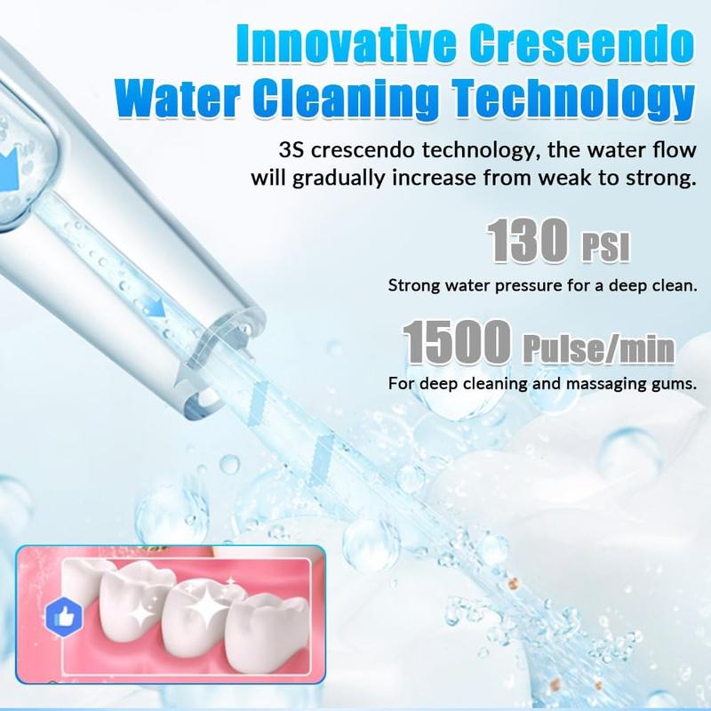 Oral irrigator Visual Water Flosser C2 with 10 MP Camera for Teeth, 2 Modes 12 Gears IPX7 Portable 350ML Water Tank.Very suitable for giving to your relatives, friends and family on Christmas, birthdays, graduation season, and other festivals flossing