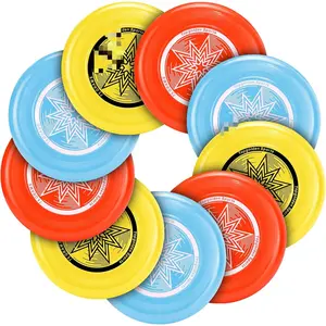 Outdoor frisbee, weighs 175 grams, diameter 10.75inch, available in various colors, suitable for competitions, and ideal for teams in various settings such as beaches, parks, pet-friendly areas, and camping
