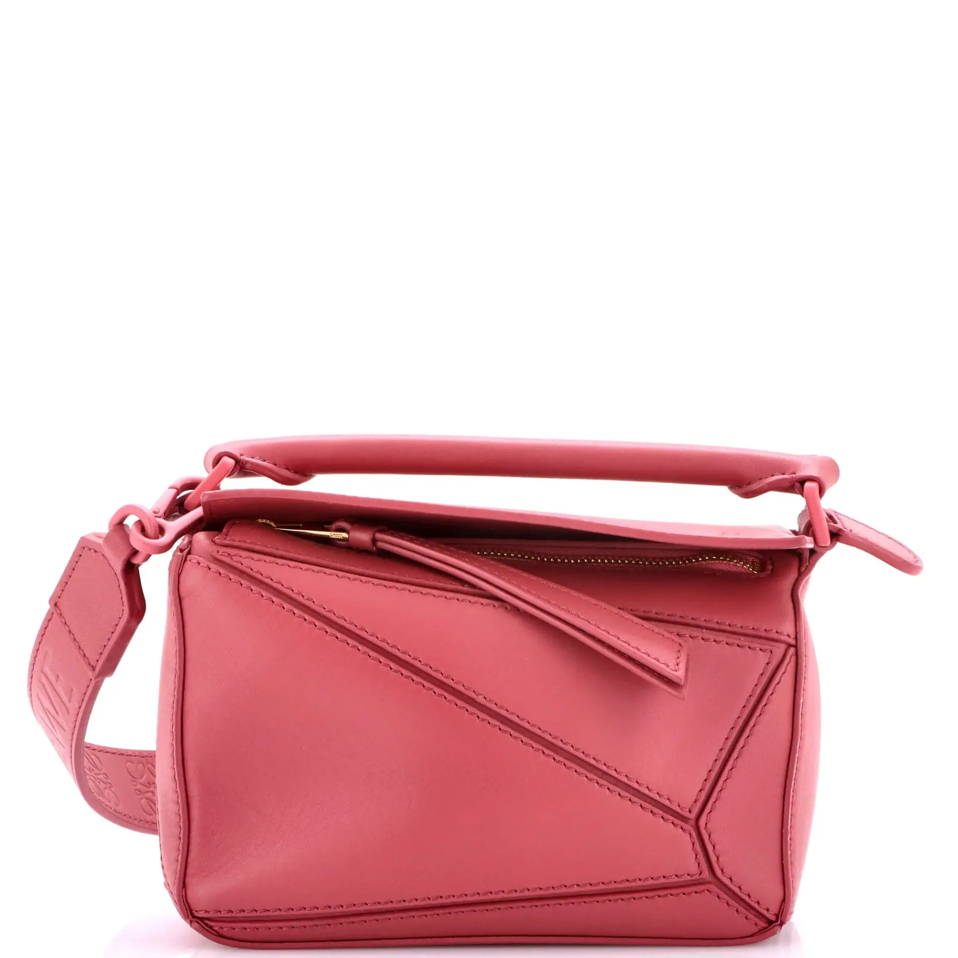 Pre-owned Loewe material Messenger Bags Puzzle Bag Leather Mini by Rebag