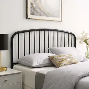 Nova Metal Twin Headboard in Black Nova Metal Twin Headboard in Black