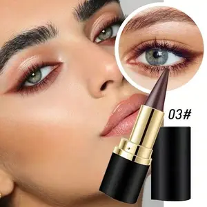 2-piece eyeliner and eyeshadow set, Eye makeup products, matte finish, black and brown tones, long-lasting, easy to apply, creates cat-eye and smoky looks, perfect for Halloween and everyday makeup, ideal as Valentine's Day gifts