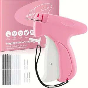 1pc Clothes Tagging Applicator Attacher Label Machine Micro Stitch Gun Kit New Travel Portable Sewing Tools Quick Stitch Sewing Gun Quick Garment Retainer Clothing Tag for Clothing Garment Trims Sewing Supplies Crafts