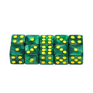 10-Pack Multicolor Six-Sided Dice Set, Vibrant Colors for Fun Tabletop Games, Ideal for Role-Playing and Strategy Games