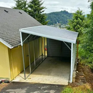 12'x30'x11'-9' Lean-To Style Steel Cover | ASB-2024-00014