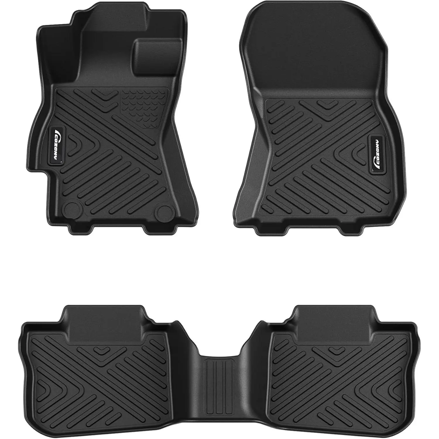 Car Floor Mats for 2010-2014 Subaru Legacy/Outback Anti Skid Heavy Duty Waterproof Floor Liners Black Full Set