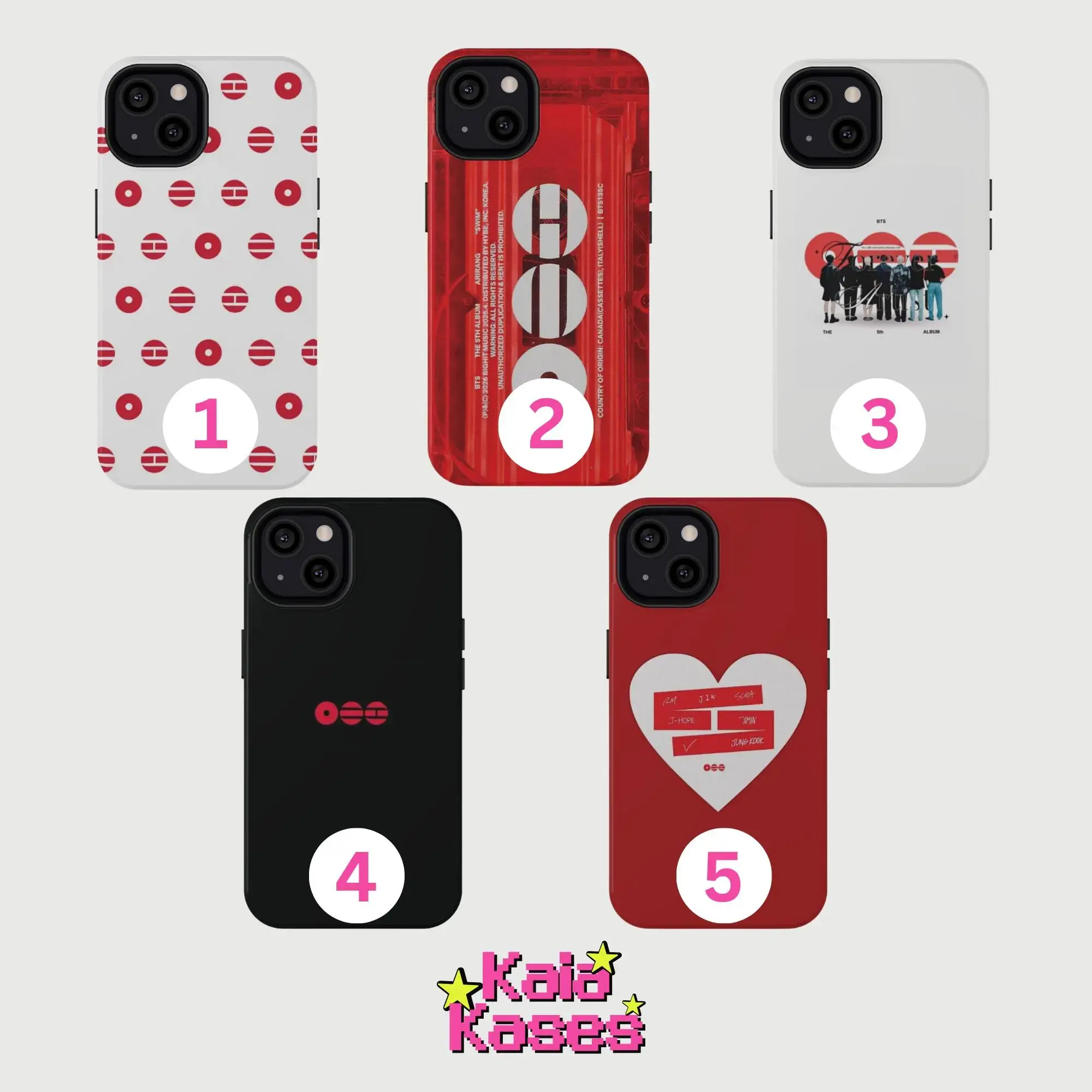 Kpop Phone Case, Aesthetic Merch Cover, Tough Case for iPhone 17 16 15 14 13 Pro Max