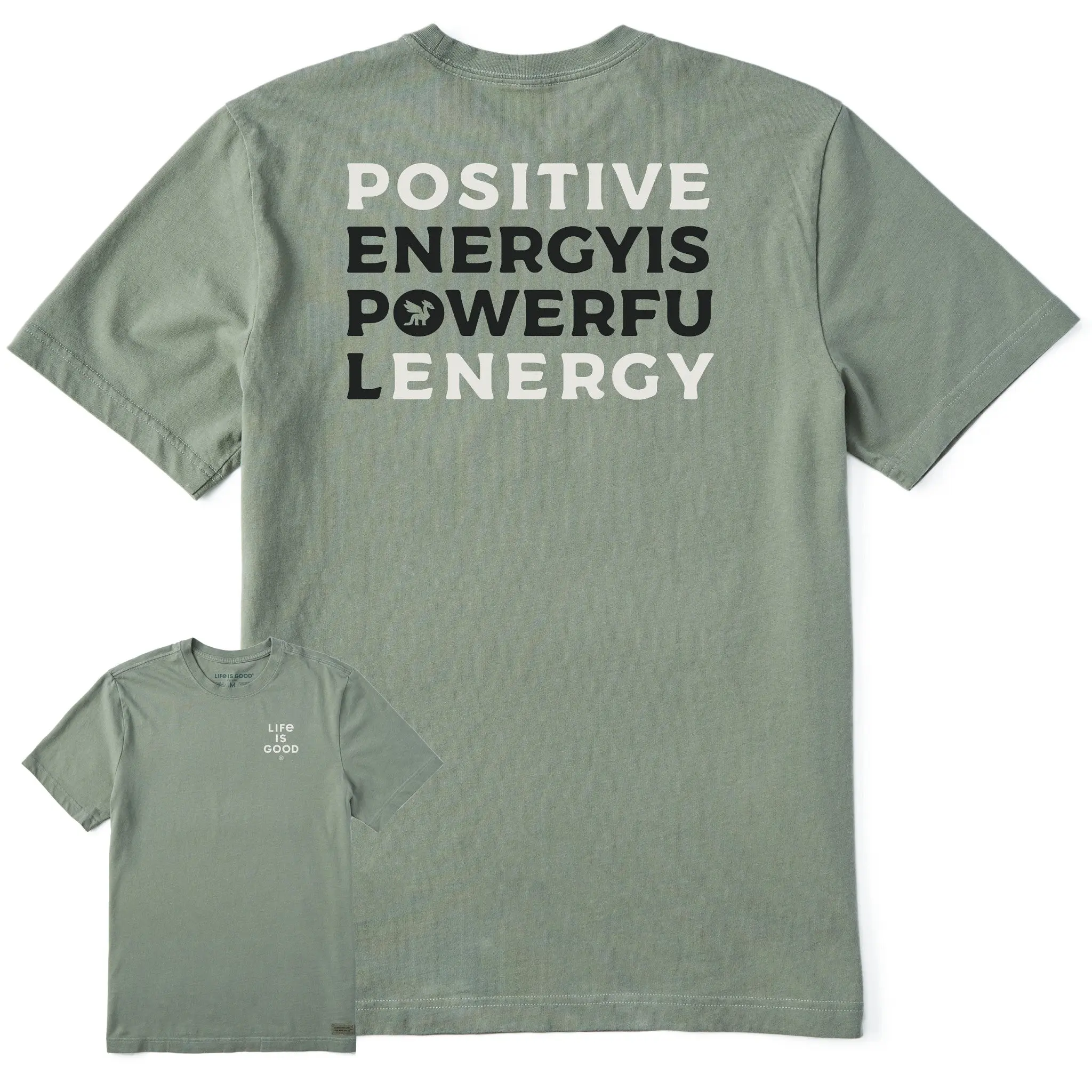 Men's Bert's Positive Short Sleeve Crusher Tee