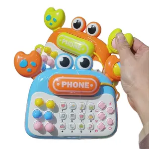 Leshijia Fun Early Education Crab Telephone Toy for Children Boys Gifts for Institutions Supermarkets Mother Baby Stores