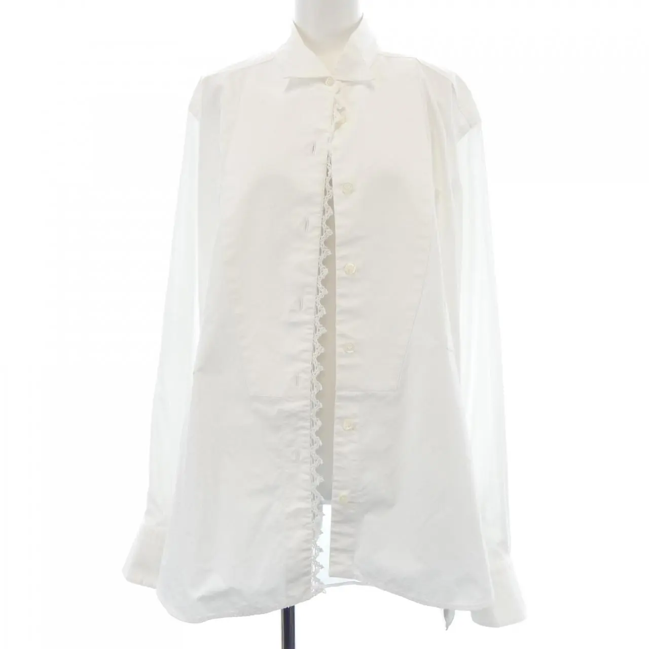 Pre-owned Loewe Cotton Small Leather Goods Asymmetry Shirt