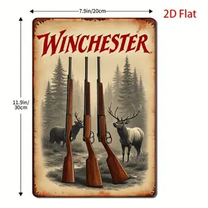 Aluminum Metal Sign 8x12 Vintage Elk Hunting Wall Art Decor Rustic Farmhouse Design for Rustic Cabin Man Cave Garage Bar Retro Aluminum Plaque Vintage Garage Signs