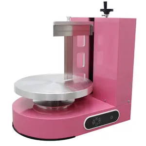 Yokoma Cake Cream Spreading Coating Smearing Machine Baking Tools Pink Color for 4-12in Cake