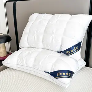 Luxury 5-Star Hotel Quality Pillow - Deep Sleep Neck Support, Non-Collapse High Pillow Core, Hypoallergenic Polyester Cover,  All-Season, Gift