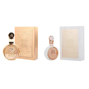 Lattafa | Fakhar Extrait + Fakhar Gold Bundle | 3.4 oz (100ml) Per Bottle | Women's Fragrance | Amber - Citrus - Bergamot - Lily