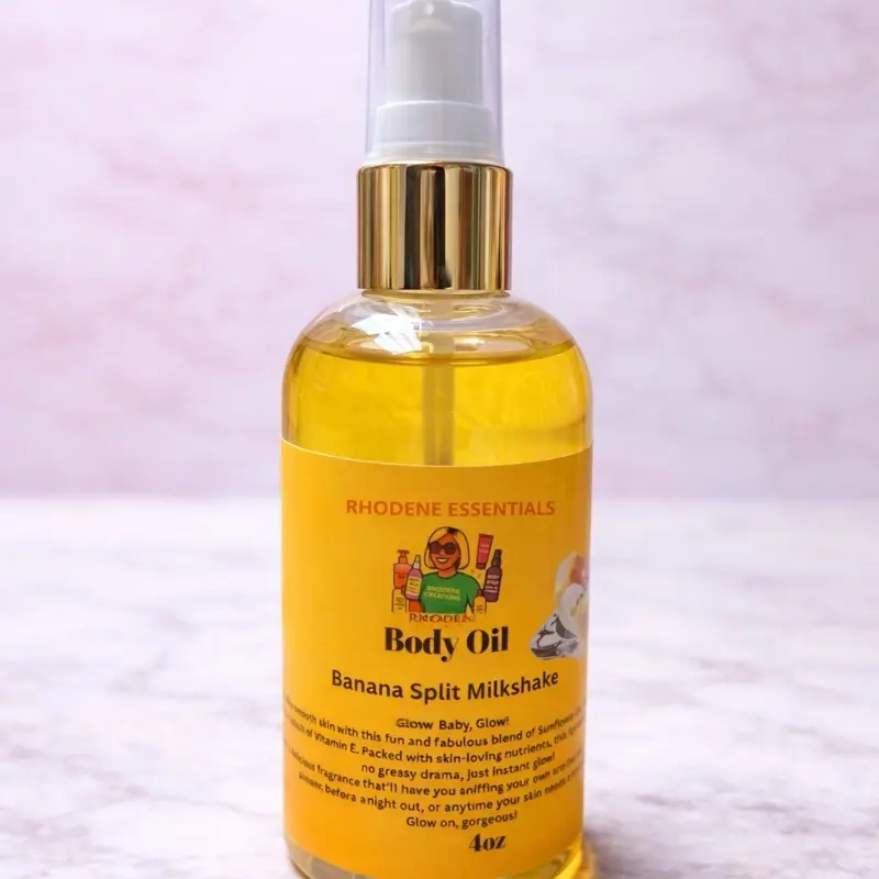 Banana split Milkshake Body Oil - TikTok Shop