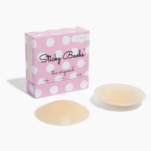 The Original Sticky Boobs | Reusable Adhesive Nipple Covers + Push-Up Sticky Bra for Backless Dresses, Strapless Halter Tops, Bridesmaid, Wedding, Prom & Formal