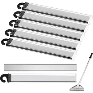 50 Pcs 8" Scrapers Blade Replacements, Angled Demolition Scraper Blades Carbon for Efficient Flooring Removal Razors Compatible with Razor Blade Scraper