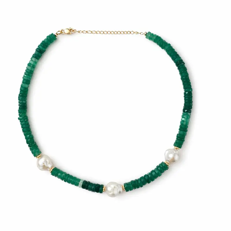Luck Pearl Beaded Necklace, Dainty Bead Necklaces for Women's Fashion Costume Jewelry Accessories, Dainty Necklaces