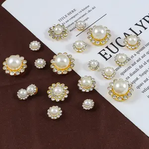 50pcs Mixed Size Sunflower Base Rhinestones, Flowers Rhinestones Design, Sewable for DIY Handmade Jewelry Making, Clothing Decoration Accessories