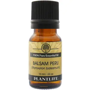 Plantlife Balsam Peru Essential Oil 10 ml – Sweet Balsamic Aromatherapy Oil with Vanilla‑Like Notes