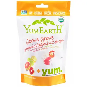 YumEarth, (6 Pack) Organic Vitamin C Drops, Citrus Grove, 3.3 oz (93.5 g)
