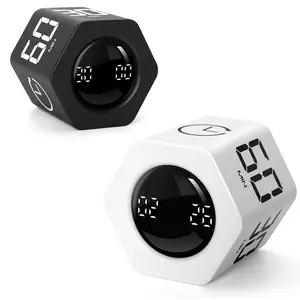 Revolutionize Your Productivity with Ticktime Pomodoro Cube! Adjustable Timer for Office, Study, Tasks - Pause/Resume, Mute & Countdown Options