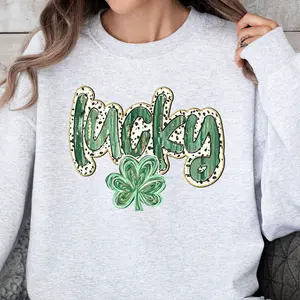 Lucky Graphic Tshirt, Unisex Apparel, Relaxed Fit, Soft Print, Made in the USA