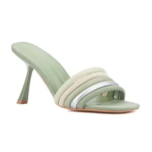 Torgeis Women's Idra Heel Slide - 8, SAGE GREEN