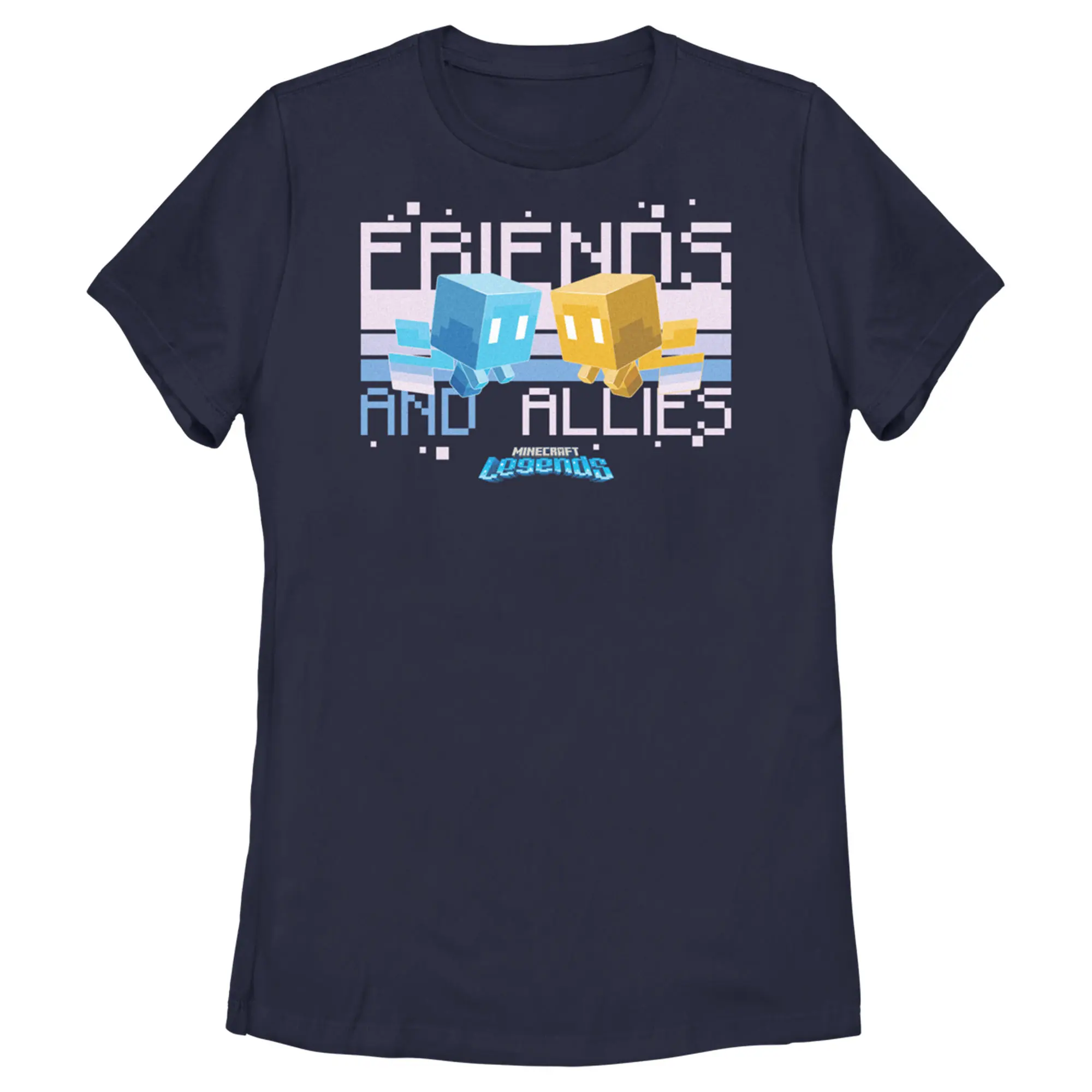 Women's Minecraft Legends Friends and Allies Mobs T-Shirt