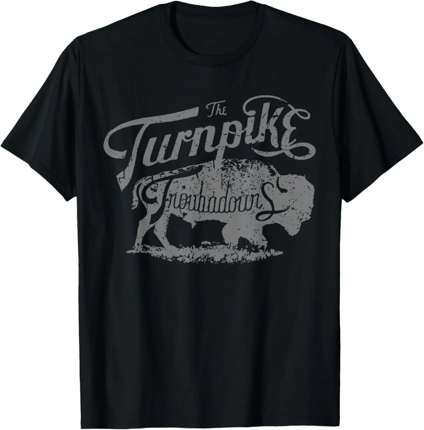 100% Cotton Vintage Turnpike Distressed Country Music Men T-Shirt