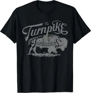 100% Cotton Vintage Turnpike Distressed Country Music Men T-Shirt
