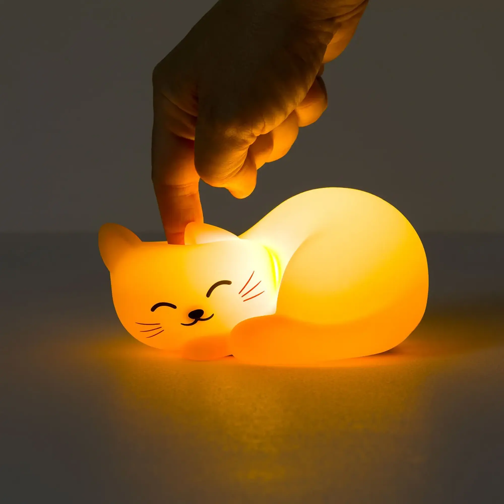 Sleepy Kitty Squishy Light by World of Mushi