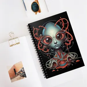 Spiral Notebook - Ruled Line NEW AGE ALIEN!