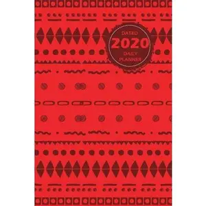 USED-Pattern Lifestyle, Dated 2020 Daily Planner, 365 Days Blank Lined, Write-in Journal (Red) by Design (Paperback)